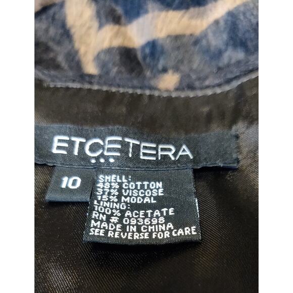 Brown & Tan Skirt Size 10 ETCETERA Above Knee Animal Giraffe Print FURRY MINI - Picture 11 of 14